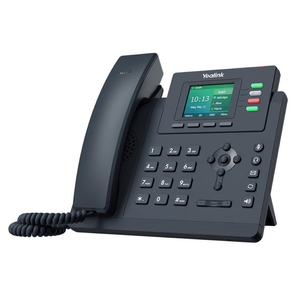 Yealink T33G Gigabit Colour Screen Desktop IP Phone Excludes PSU SIP-T33g Grey 4 Lines LED